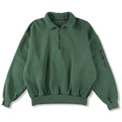 【残り一点】Pigment Dyed Zip Sweatshirt
