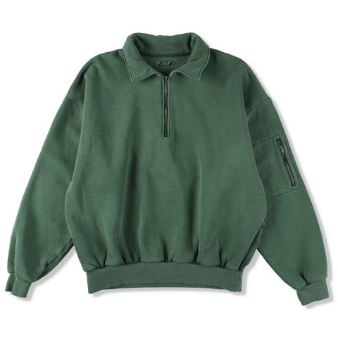 【残り一点】Pigment Dyed Zip Sweatshirt