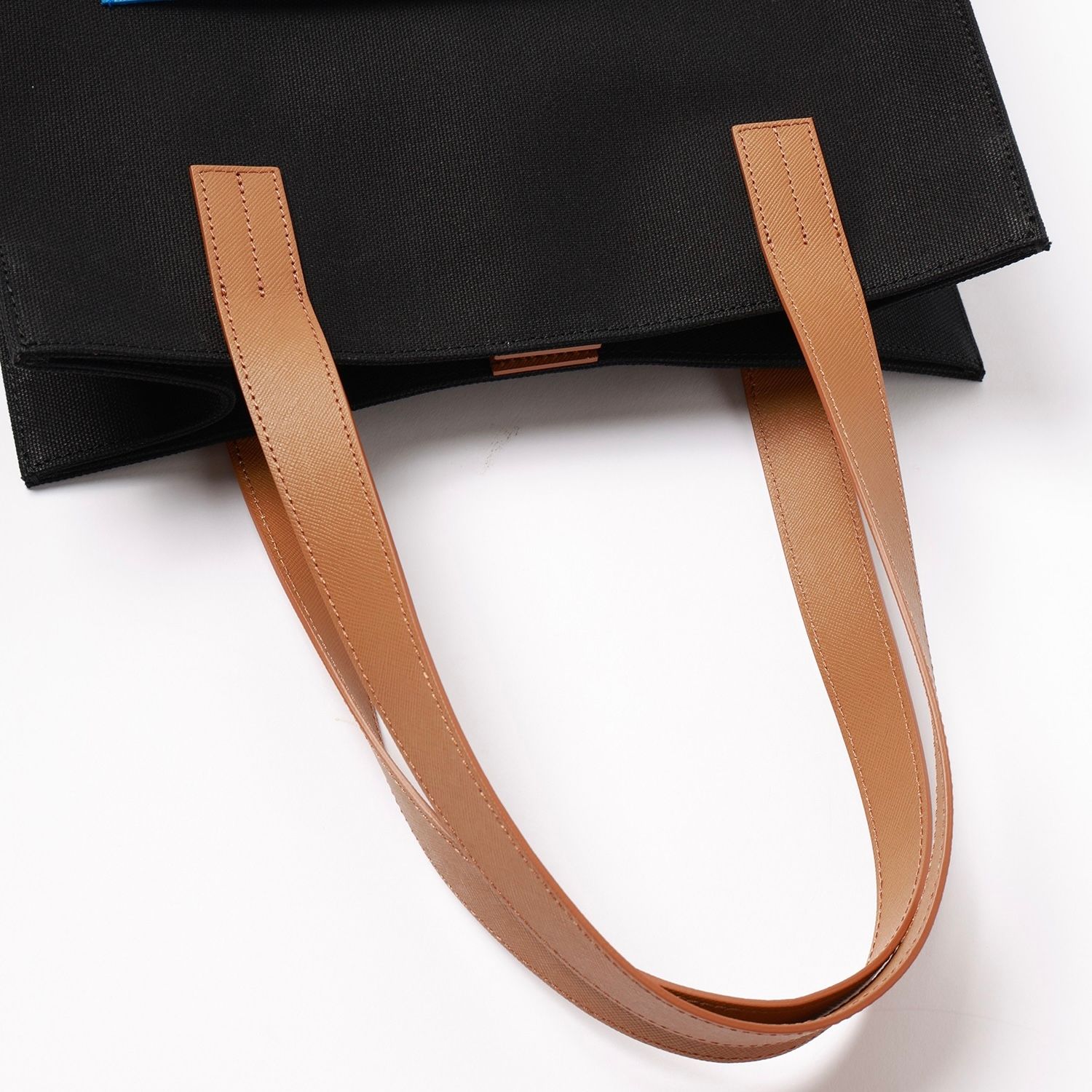 【残り一点】Leather Pocket Canvas Tote