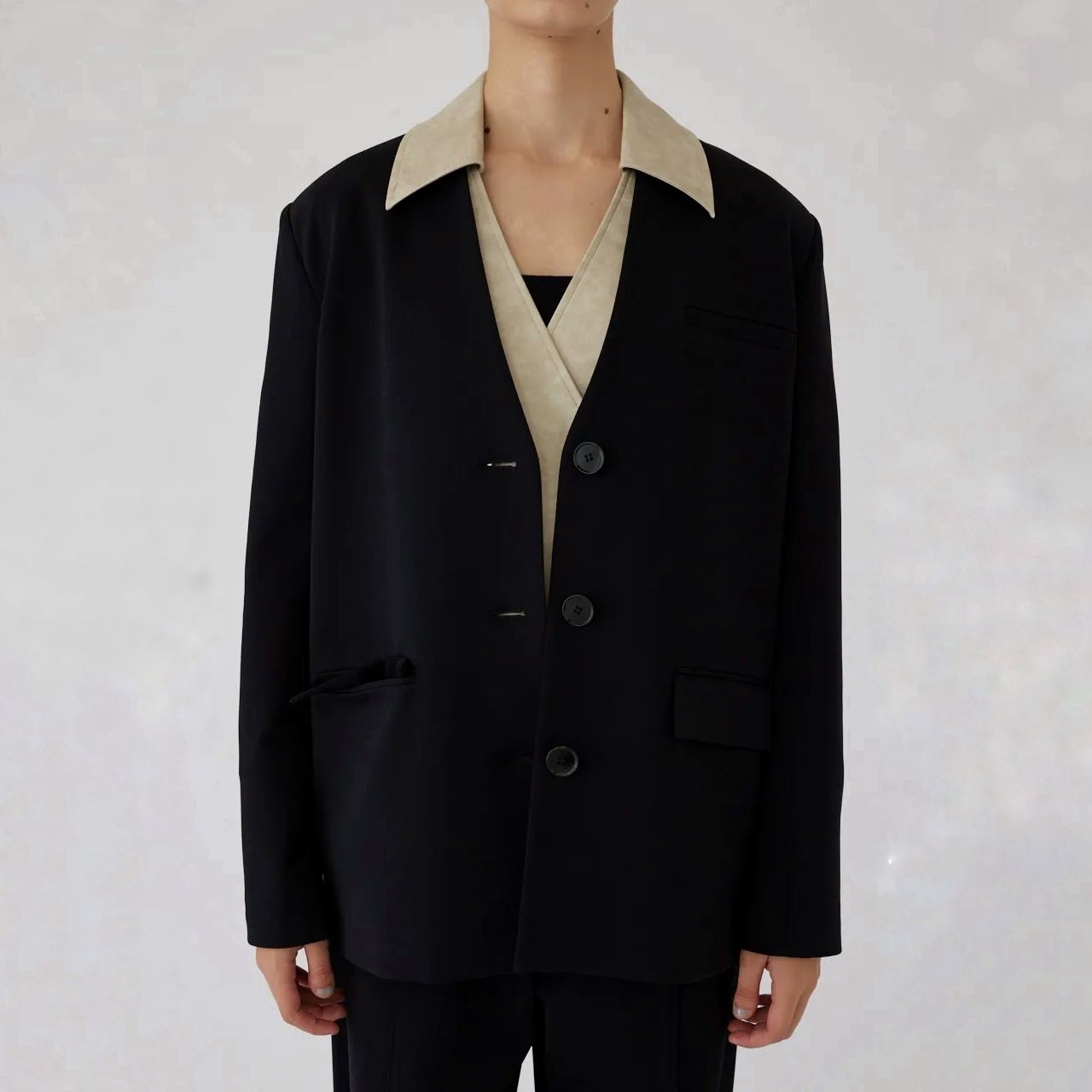 【残り一点】Collarless Padded JK