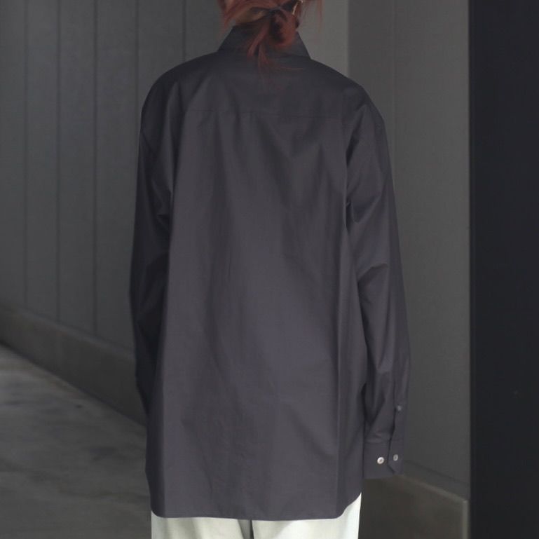 【残りわずか】Suvin Cotton Oversized Down Pat Shirt