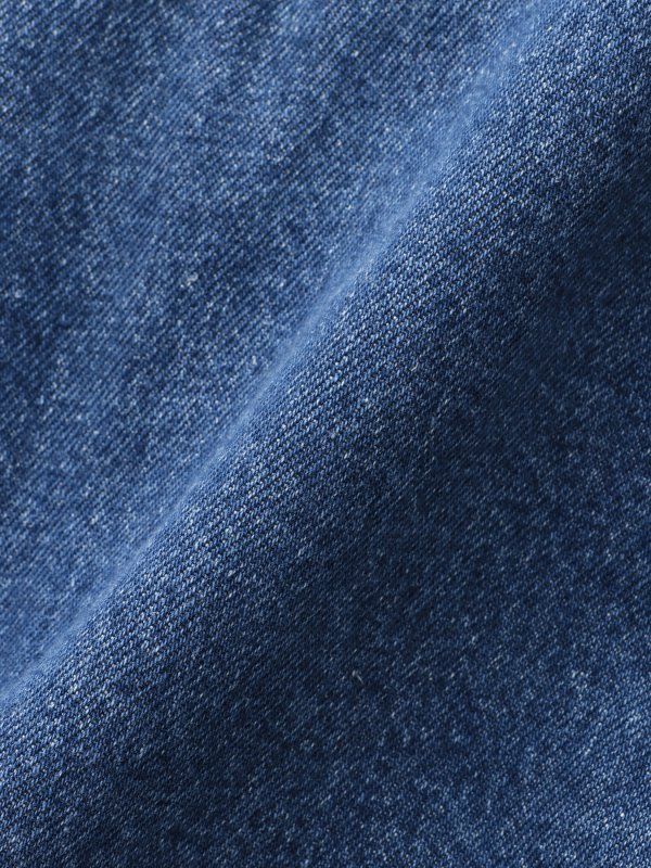 ボリュームスリーブトラッカーデニムジャケット - BLUE