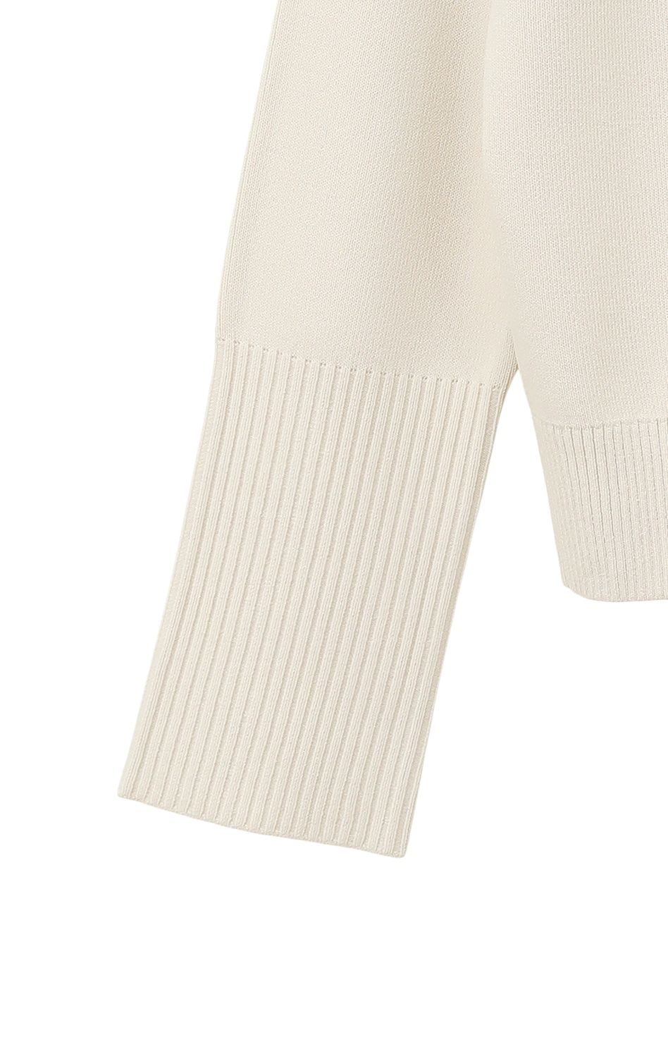 ベーシックコンパクトニット - BASIC COMPACT KNIT - IVORY