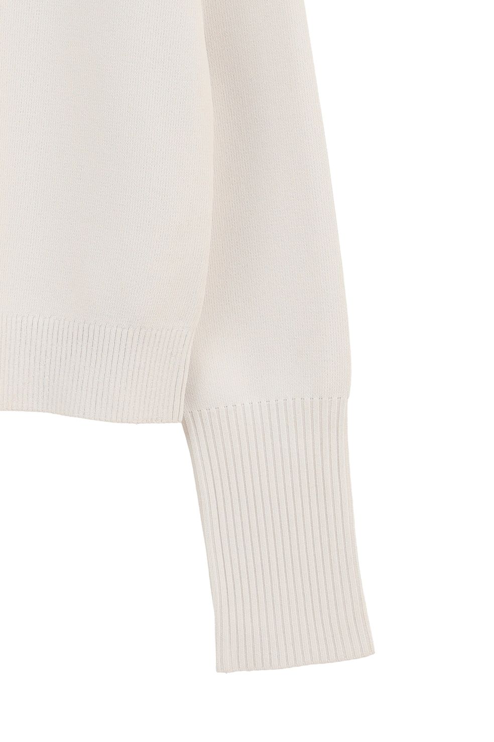 【26AW】ベーシックコンパクトニットトップス - BASIC COMPACT KNIT TOPS (IVORY)