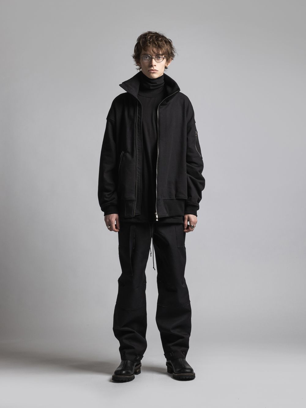 ハイネックスウェットブルゾン - Sweat Blouson
