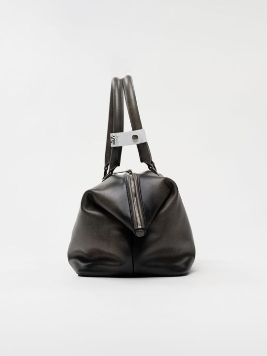 "ヴィンテージ" ボストン バッグ ラージ - "VINTAGE" Boston Bag Large (BLACK)