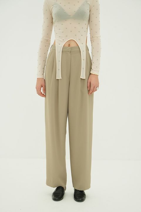 【26SS】 ベーシックタックパンツ -  BASIC TUCK PANTS (BEIGE)