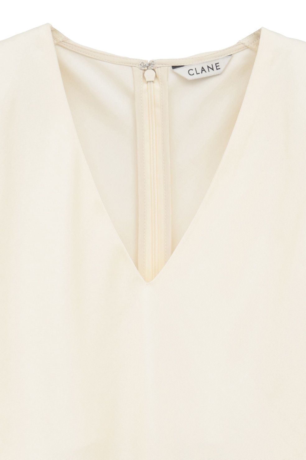 ブイネックボディスーツ - V NECK POWER SHOULDER BODYSUIT(IVORY)