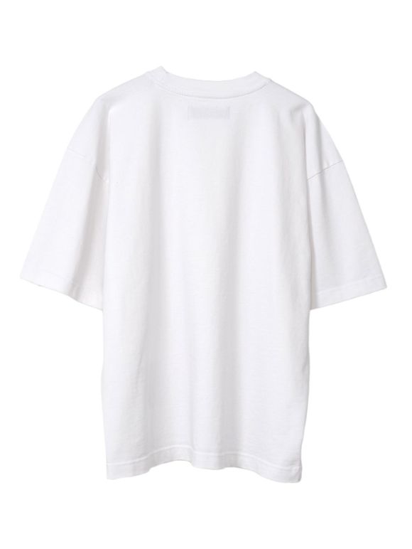 ヘビーウェイトジャージー ハーフスリーブTシャツ - Heavy Weight Jersey Half-sleeve T-shirt (WHITE)
