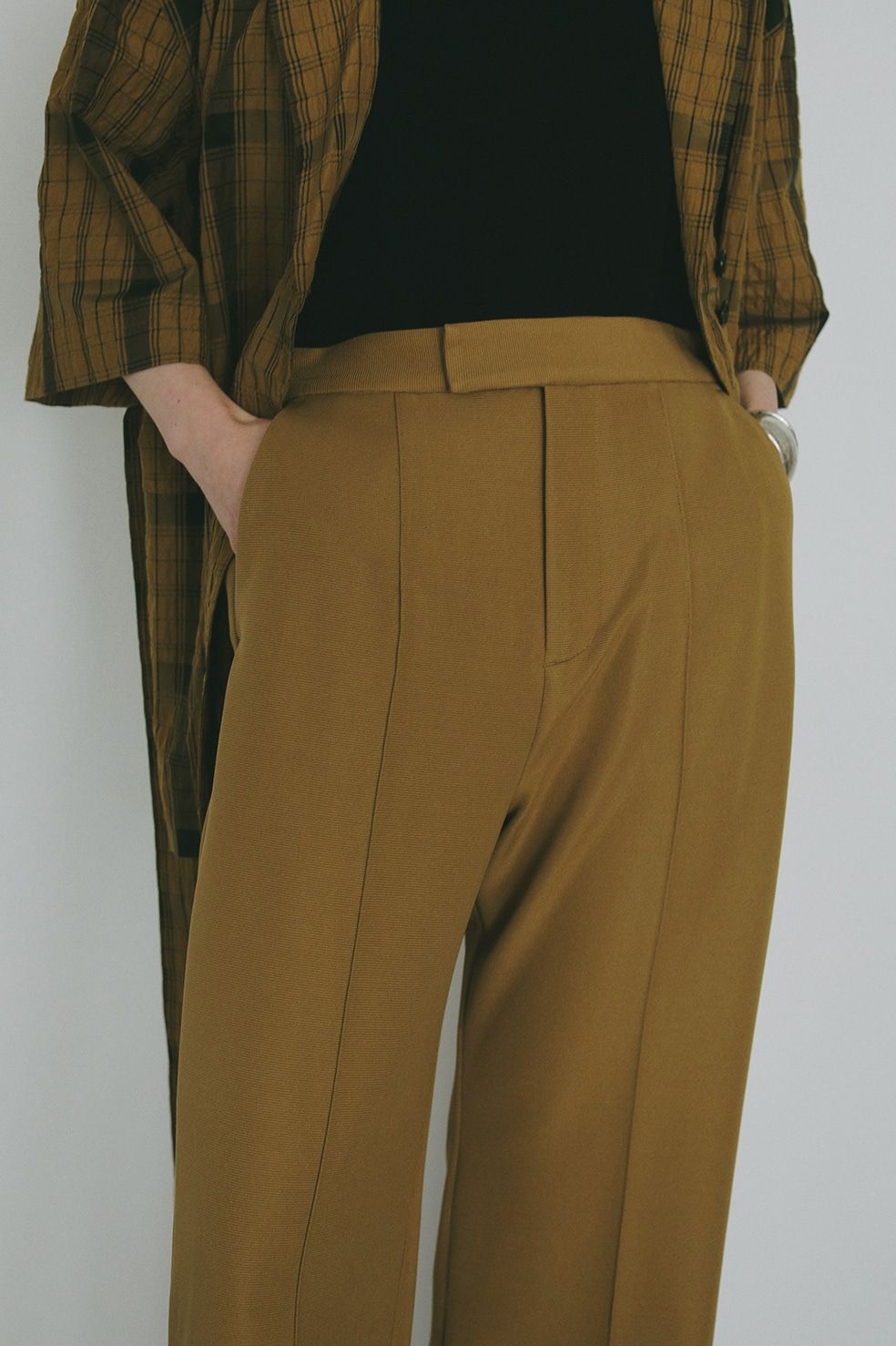 サイドベンツパンツ - SIDE VENTS PANTS CAMEL