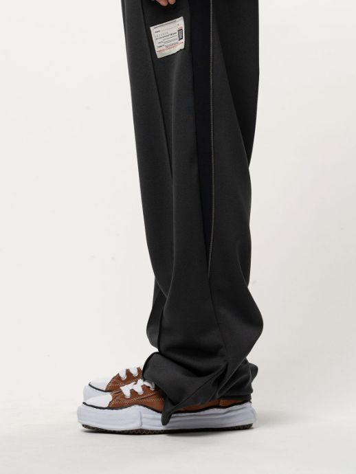 フォールデッド トラックパンツ - Folded Track Pants （BLACK)