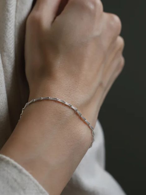 バリーコーンチェーンブレスレット チェーンブレスレット SV