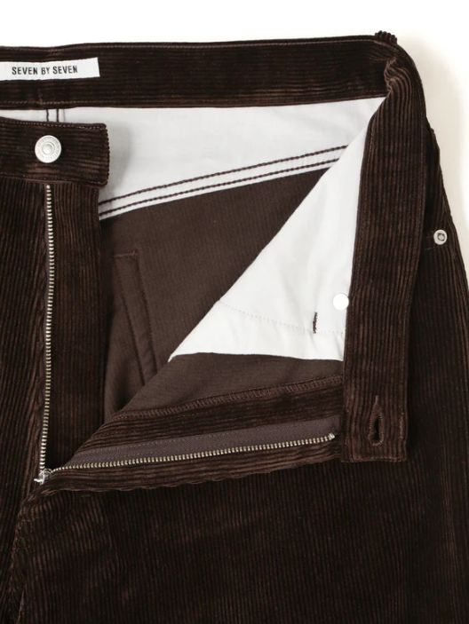 【25-26AW】 コーデュロイ ワイド パンツ - WIDE PANTS CORDYROY - DARK BROWN