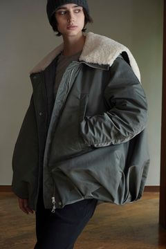 ミリタリージャケット  - BALLOON DESIGN HOODED N3B KHIKI