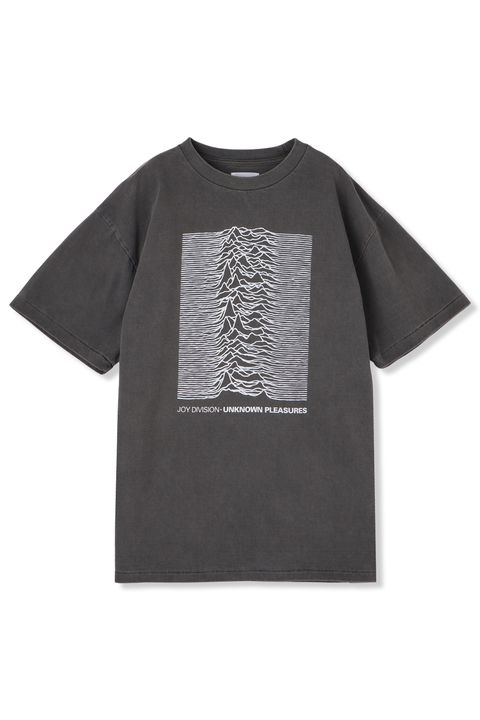 × JOY DIVISION UNKNOWN PLEASURES TEE (BLACK) - プリントティーシャツ