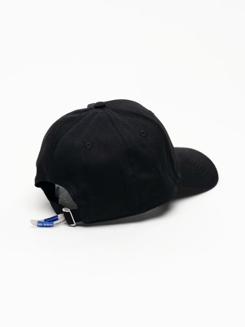 コットン ツイル 6パネル キャップ / Cotton Twill 6 Panel Cap (BLACK)