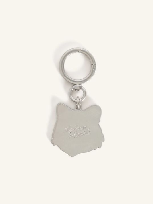 フォックスヘッド チャーム / キーホルダー (delicate pink)