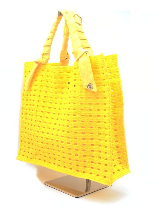 格子 バッグ - 24SBG09 - YELLOW