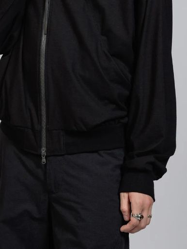 ジップブルゾン - Jersey Zip Blouson A / BLACK
