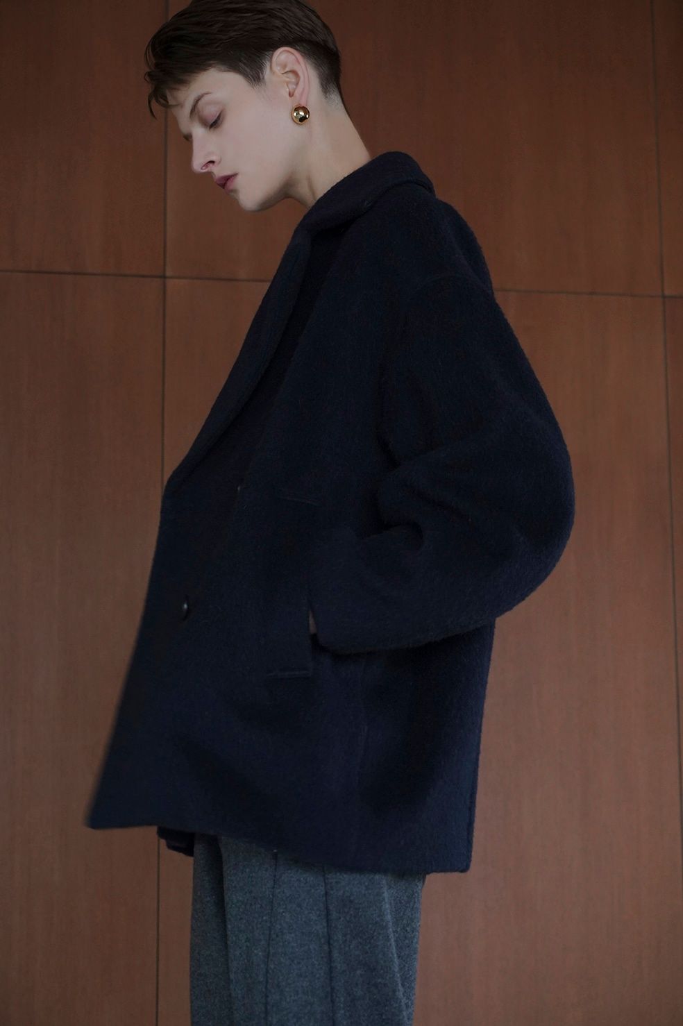 CLANE - オーバー ライン ダブル コート - OVER LINE DOUBLE COAT ...