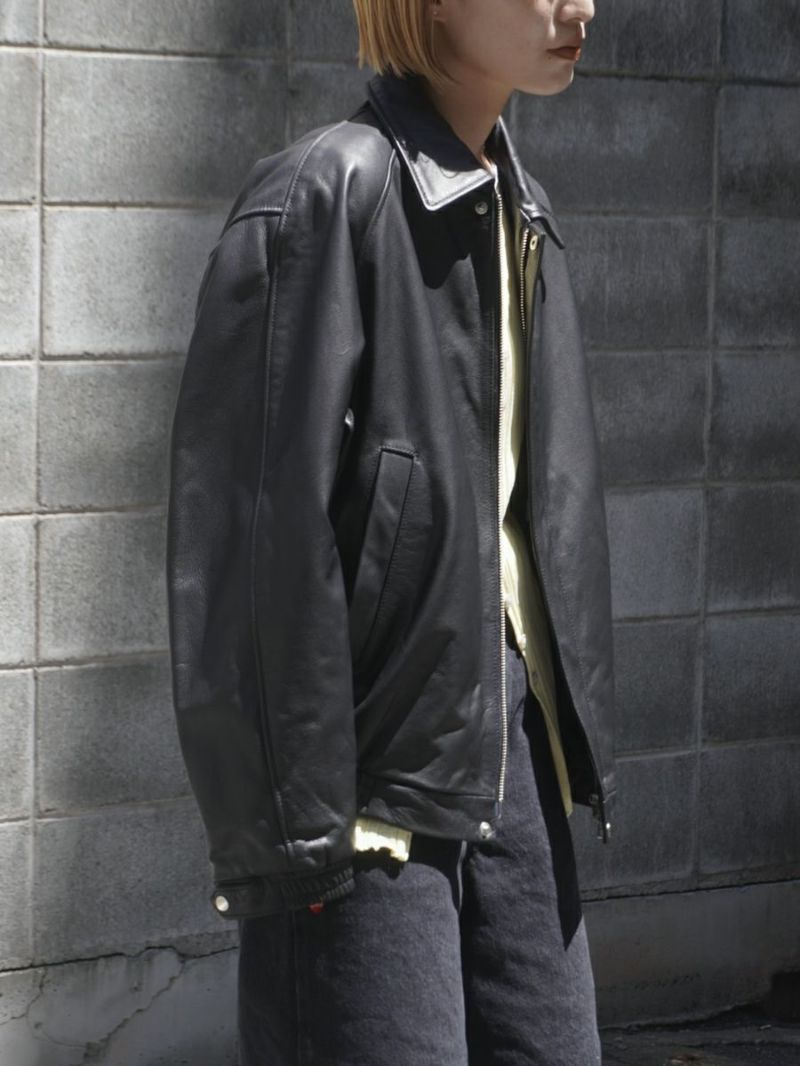 ジャケット・アウター UNIVERSAL PRODUCTS Leather Drizzler 2(M) UNIVERSAL PRODUCTS - レザードリズラーブルゾン - LEATHER