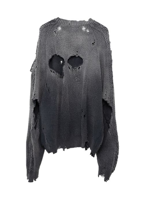 【メンズ】 サンフェイデッドライク ニットプルオーバー - Sun Faded Like Knit Sweater - BLACK
