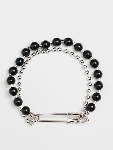 Safety Pin BRACELT - セーフティピン ブレスレット - BLACK