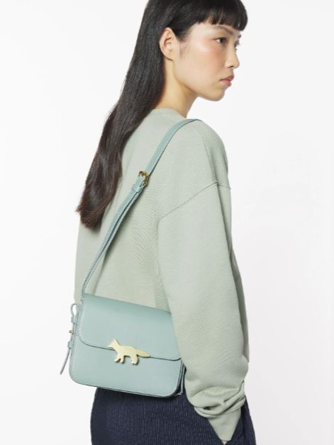 EDIE バッグ - スムースレザー2WAYショルダーバッグ / vert-de-gris