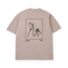 タトゥー スウェット Tシャツ - TATTOO SWEAT TEE / BEIGE