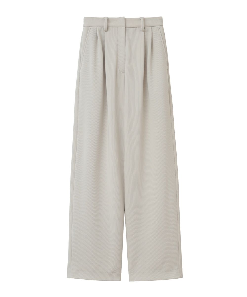 CLANE クラネ RIB STRIPE TUCK PANTS ブラック CLANE パンツ 「CLANE/クラネ」RIB STRIPE TUCK PANTS/リブ