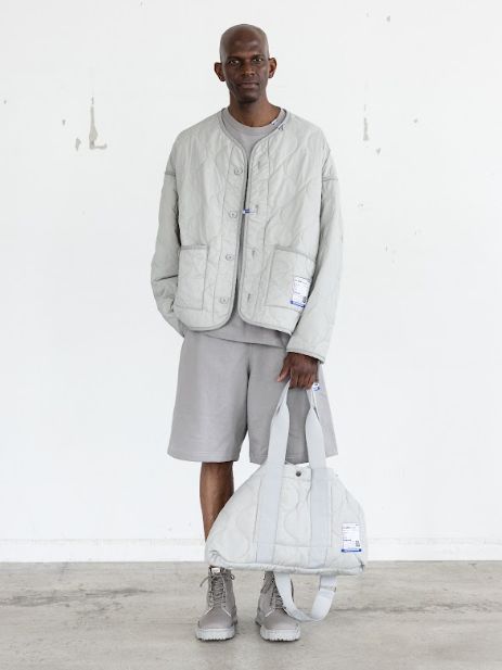 リップストップキルトバッグ - RIPSTOP QUILT  BAG - GREY