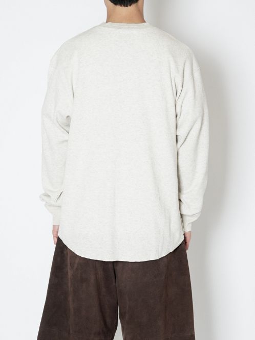 「FAITH(フェイス)コラボ 2PAC SET (ヘンリーネック+クルーネックカットソー) OATMEAL