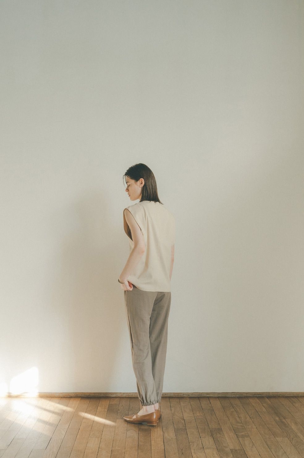 ラウンドスリーブトップス - ROUND SLEEVE TOPS - IVORY