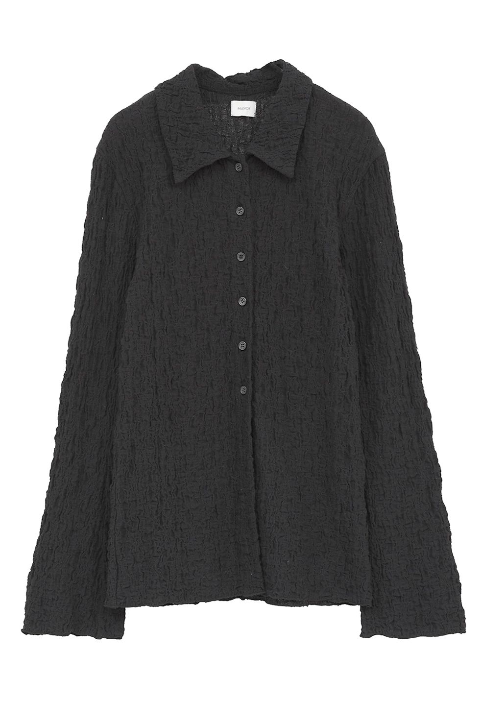 レースシャツトップス | LACE SHIRTS TOPS (BLACK)