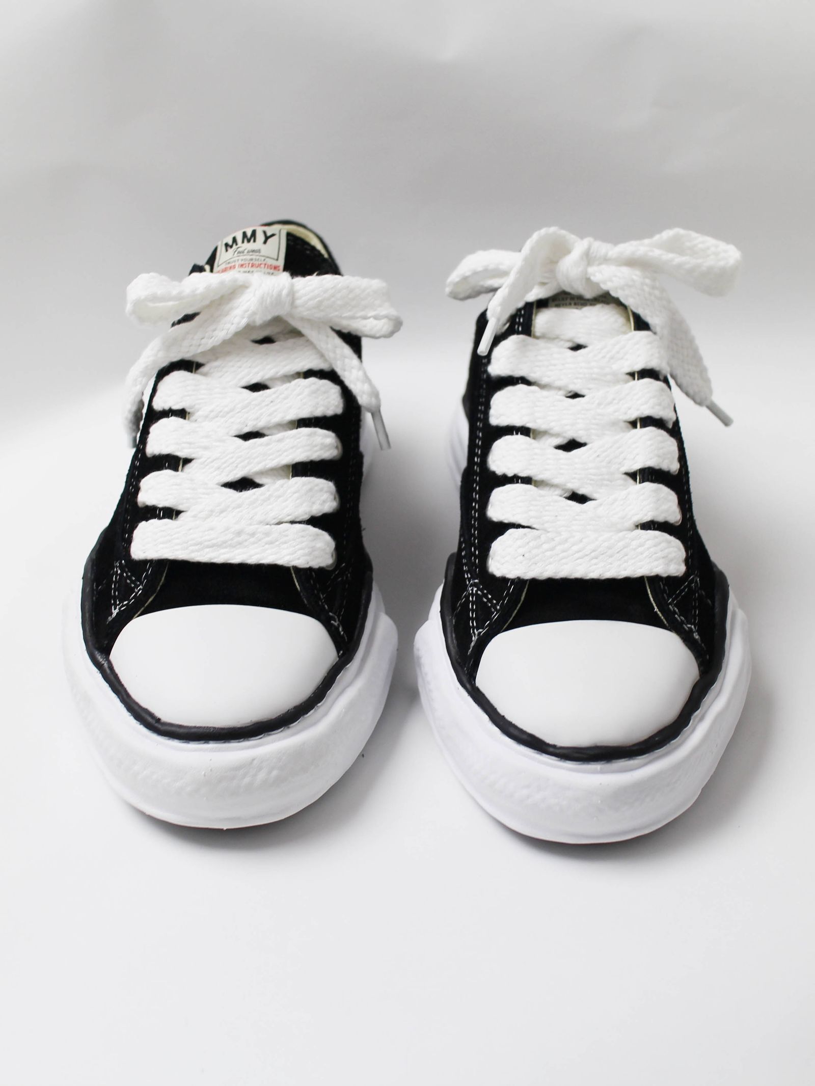 "PTRSN" OG Sole SUEDE LEATHER Low-top Sneaker - BLACK