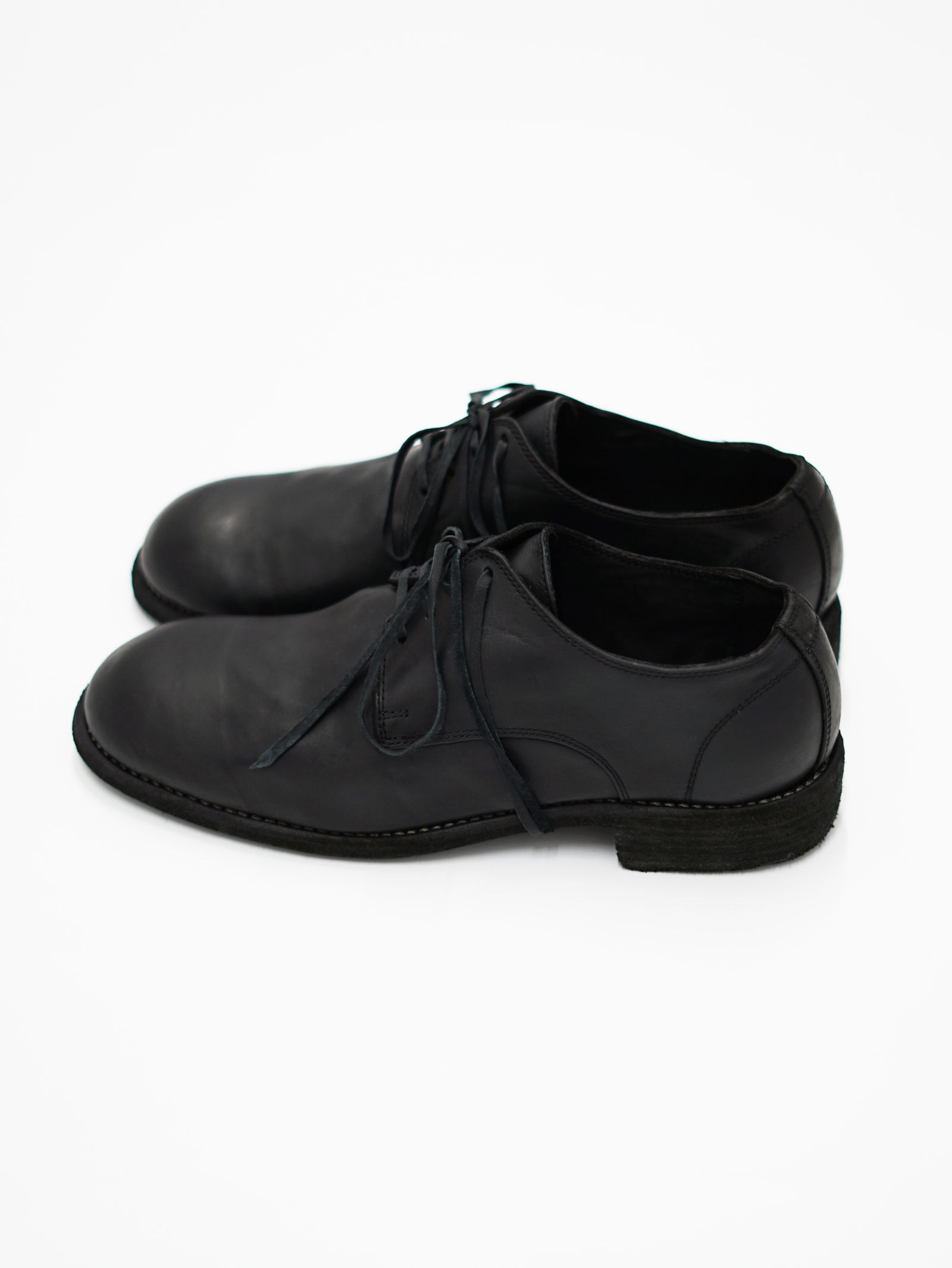 【992x】 ダービーシューズ / ホースレザー - HORSE FULL GRAIN CLASSIC DERBY (BLACK)