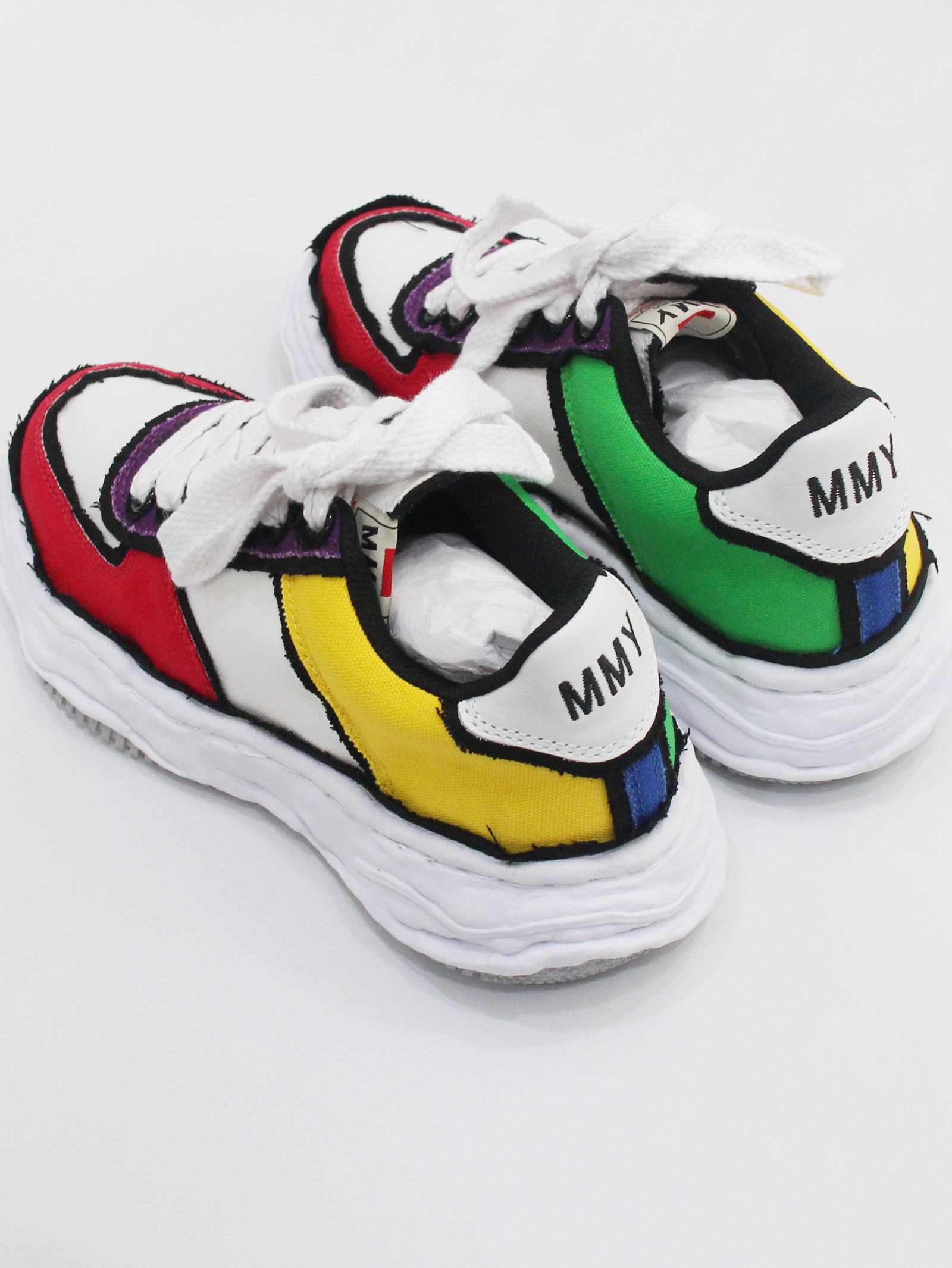 オリジナルソールスニーカー - WAYNE Low- Overhanging canvas Low-top sneakers Multi