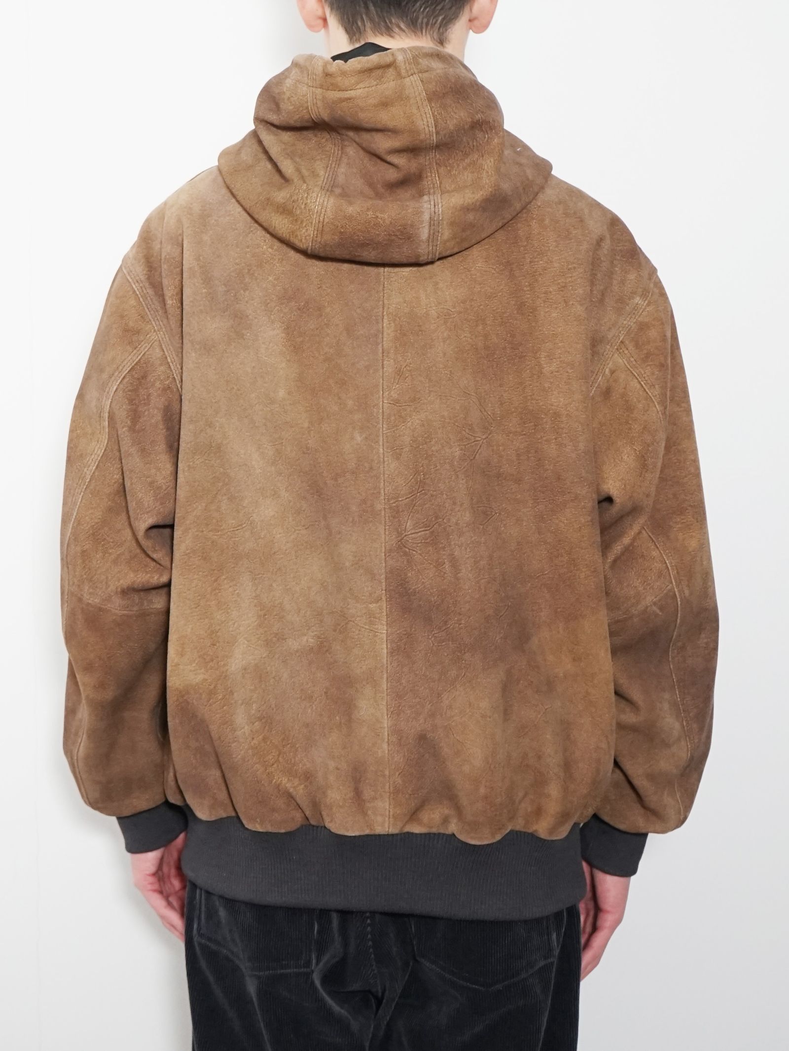 レザーアクティブジャケット - LEATHER ACTIVE JACKET - BROWN