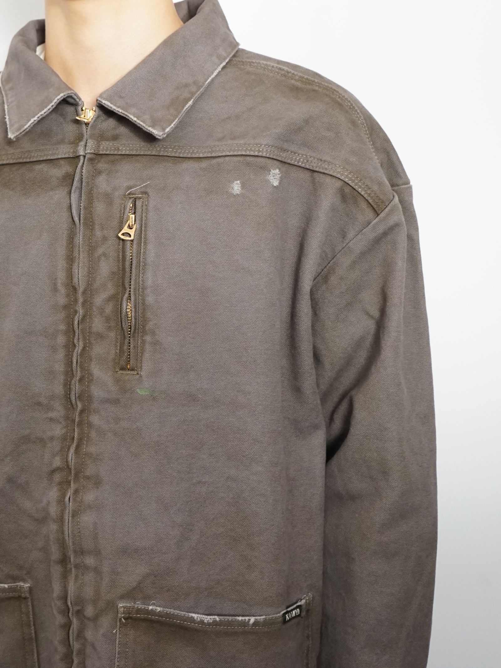 BORO DUCK JACKET - ボロダックジャケット - GREY