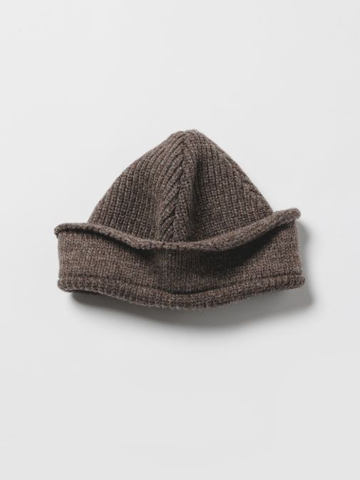 ビーニー / ニットキャップ (BROWNGRAY)