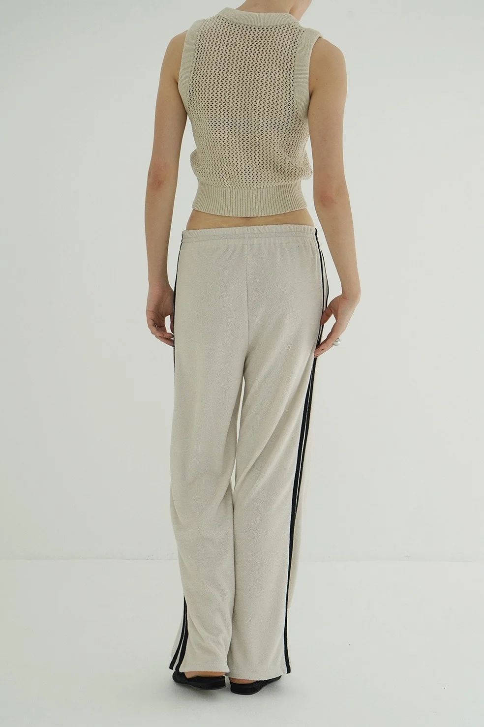 パイルラインパンツ - PILE LINE PANTS -  IVORY