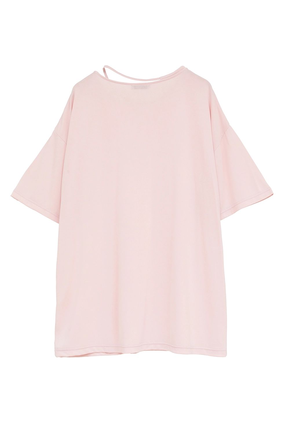コードカットソー - DROOP THIN CODE SOFT TOPS (PINK)