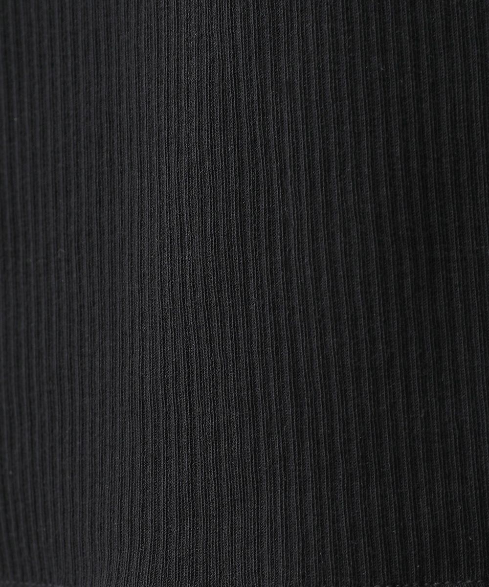ワンショルダーレイヤードトップス - VONE SHOULDER LAYERD TANK TOPS BLACK