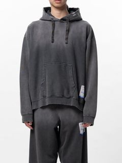 ディストレストフーディ/ パーカー - DISTRESSED HOODIE - BLACK