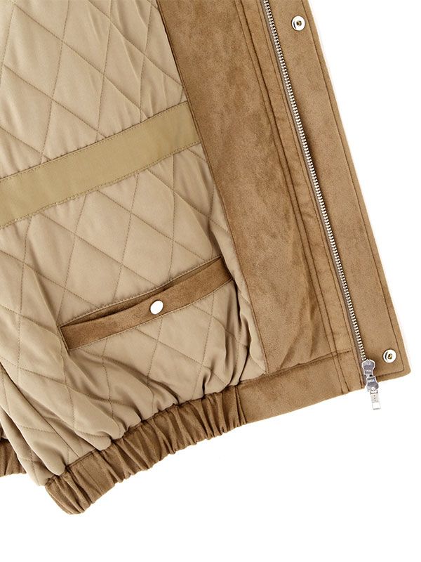 パディングワークブルゾン (BEIGE)