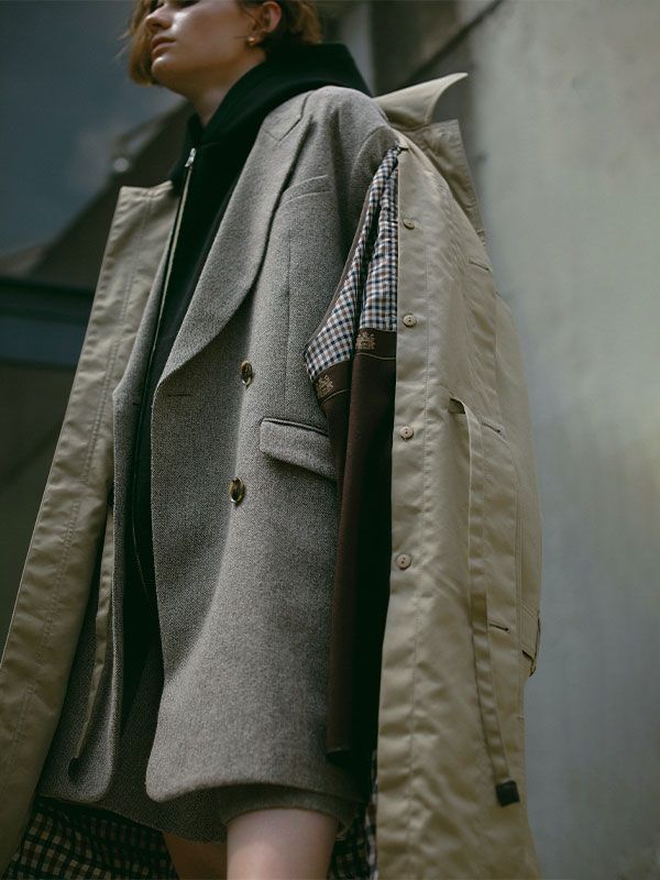 ETRE TOKYO - ツィードショートパンツ - GREY | ADDICT WEB SHOP