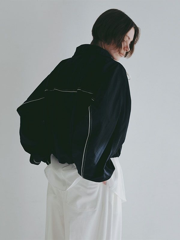 バルーンヘムコンビブルゾン (NAVY)