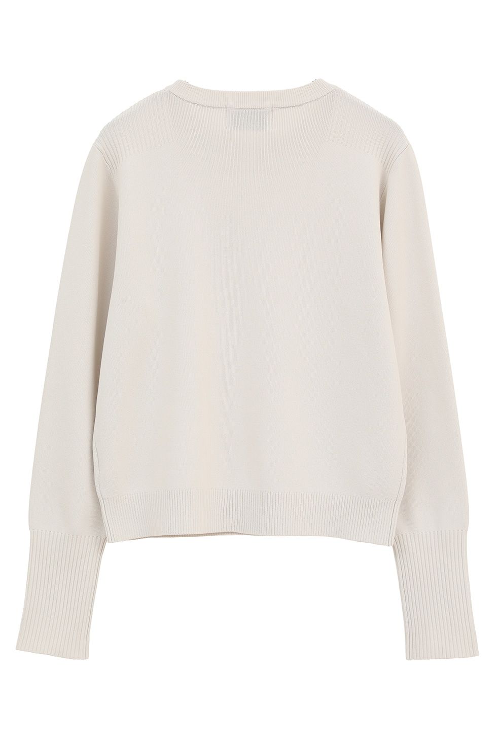 【26AW】ベーシックコンパクトニットトップス - BASIC COMPACT KNIT TOPS (IVORY)
