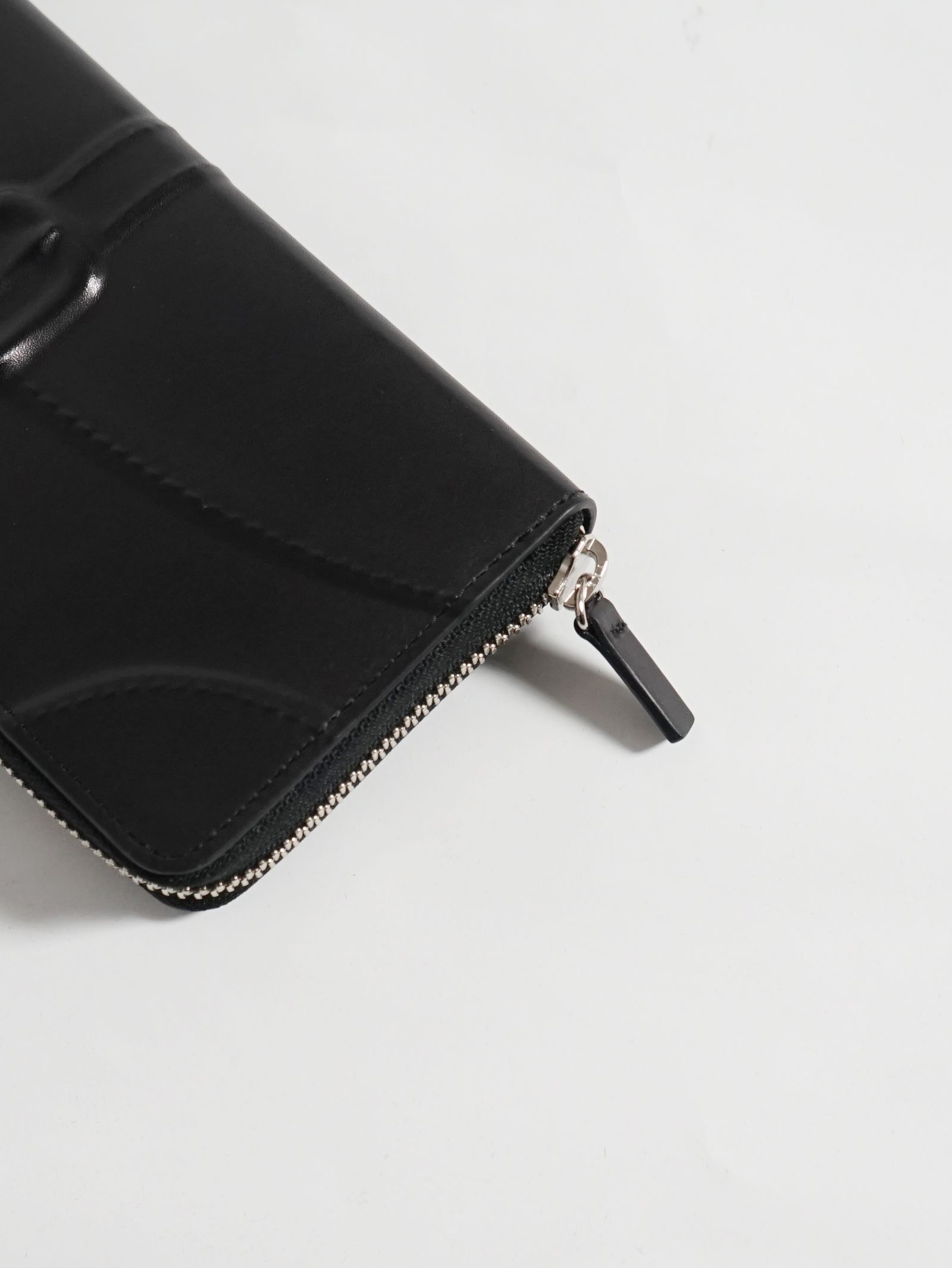 炙り出し長財布 - インビジブル ロングウォレット - BLACK