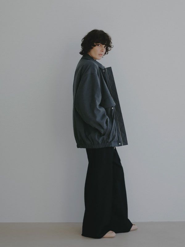 パディングワークブルゾン (GREY)